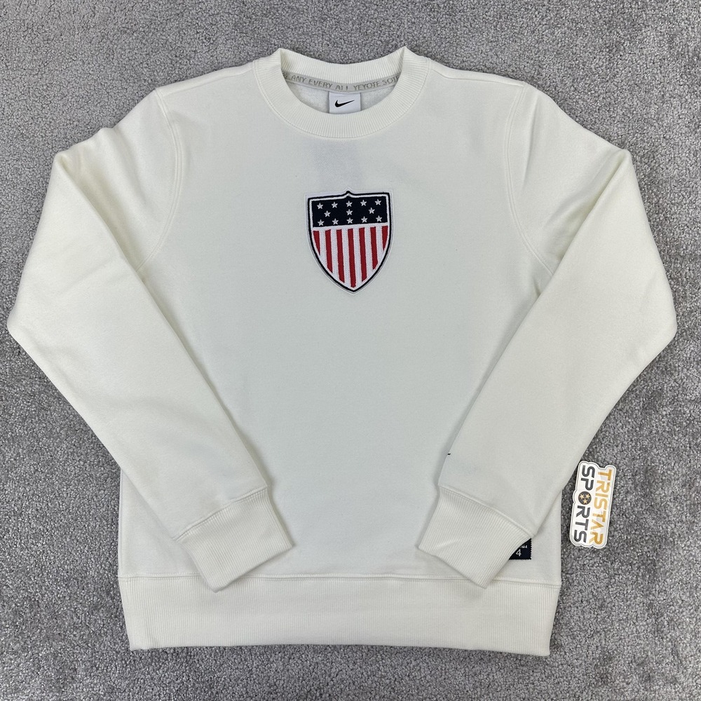 Team USA Sweatshirt Womens XS White Olympics Nike Crewneck Pullover 1924 2024